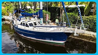 THE BEST 40 Sailboat Ive EVER Seen 4K Tour Learning the Lines [upl. by Williams]