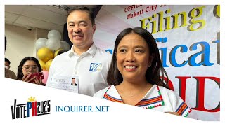 Nancy Binay files COC for Makati mayor [upl. by Riva]