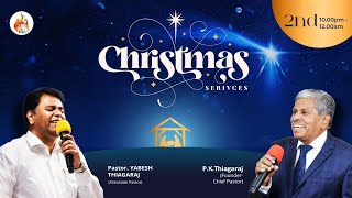 24122023  Christmas 2nd Service  The Holy Hebron Church  Message by Pastor P K Thiagaraj [upl. by Aynotahs605]