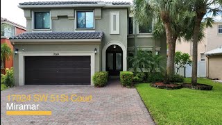 17024 SW 51st Court Miramar FL [upl. by Larner190]