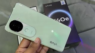 Vivo V40e 5G Mint Green Unboxing First impressions amp Review  Vivo V40e 5G [upl. by Emirac152]