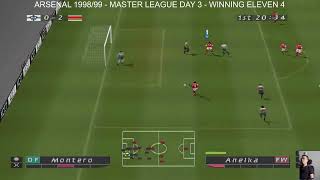 Arsenal vs Juventus 1999  Anelka goal [upl. by Anairt]