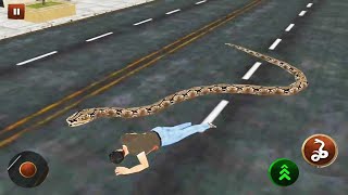 Anaconda Snake City Attack 2020  Android Games HD [upl. by Nhguavoj]