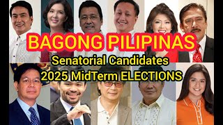 BAGONG PILIPINAS Senatorial Candidates Under PBBM  BAGONG UNITEAM [upl. by Kahle698]