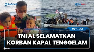 Detikdetik Personel TNI AL Selamatkan Korban Kapal Tenggelam Pengungsi Suriah di Laut Mediterania [upl. by Ennaeus]