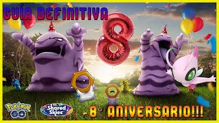 ⭐GUÍA DEFINITIVA⭐FIESTA DEL 8º ANIVERSARIO🎉POKEMON GO [upl. by Lewse866]