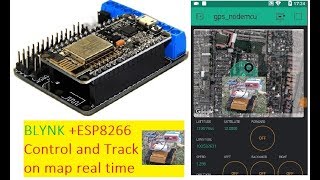 BLYNK GPS CONTROL ROBOT real time tracking [upl. by Lertram]