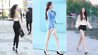 Mejores Street Fashion Tik Tok 2023  Hottest Chinese Girls Street Fashion Style 2023 Ep53 [upl. by Jankey711]