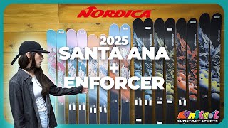 Best AllMountain Skis for 2025  Nordica SANTA ANA and ENFORCER Overview [upl. by Enorahs]