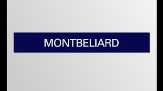 Annonce SNCF Montbéliard ici Montbéliard [upl. by Emersen462]