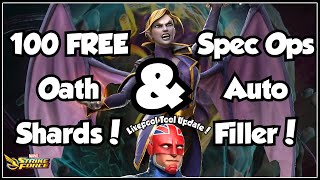 How To Get 100 Free Oath Shards  Spec Ops Auto Assignments Tool  Strike Force [upl. by Carmita]