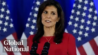 Global National March 6 2024  Haley drops out leaving Trump as Republicans presumptive nominee [upl. by Inanak]