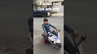 Kunali ne liya are one 5 ❤️ sahil joshi  Vlogs soruve joshi  cut from  video shortfeeds [upl. by Enyahs]