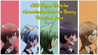 Jiriki Hongan Revolution ‎自力本願レボリューション Assassination Classroom 暗殺教室 Opening Lyrics [upl. by Oine]