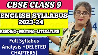 Class 9 english syllabus 202324  Class 9 english syllabus 2024 Class 9 English [upl. by Airad]