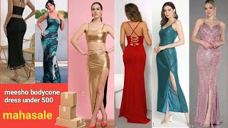 Meesho Bodycon dress  meesho  review  meesho haul  Bodycon Dresses from Meesho  bodycon  dress [upl. by Heber592]