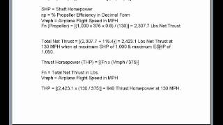 Turboprop Engine Horsepower amp Thrust [upl. by Bum]