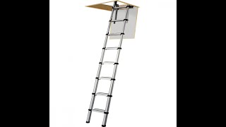 Youngman Telescopic Loft Ladder Installation 1 [upl. by Ettezil]