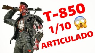 🦾😎 Terminator T850 Super Soldier Mechanical Battle Damage 110 Arnold Schwarzenegger 👍🏻 [upl. by Enenej618]