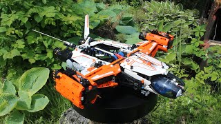 Lego VTOL Heavy Cargo Spaceship LT81 Time Lapse [upl. by Mohsen]