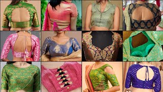 Brocade Blouse Designs  Blouse Designs New Model  Blouse Designs Front And Back  Blouse Design [upl. by Gnemgnok]