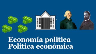 ¿Economía política o política económica  ¿Qué son ejemplos y diferencias [upl. by Nylra]