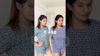 😍🎀 Sleepwear Haul 🛍️✅ shorts haul rehnaimiya [upl. by Ginnie]