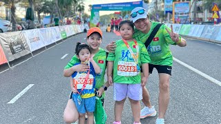 Kate amp Anna debut running at Phan Thiet Marathon 2024 [upl. by Combe]