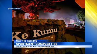 Waikoloa Village apartment fire under investigation [upl. by Mukund823]