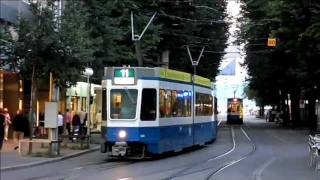 Strassenbahn Zürich  Impressionen Teil 2 Sommer 2010 [upl. by Brosy256]