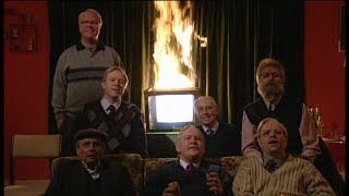 Watching The Towering Inferno on Winston’s £10 TV  Still Game Clips [upl. by Ellives278]