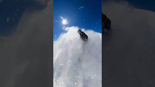 🏂🥷❄️Snowboarder executes Ninja Vanish under bright blue skies at Copper Mountain Colorado [upl. by Tebazile565]