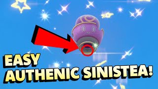 How To Find SHINY AUTHENTIC SINISTEA in Pokemon Scarlet and Violet [upl. by Ellenahc]