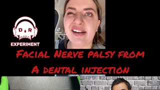 Facial Nerve Palsy from A Dental Injection Reaction Video and Explanation DrWahanExperiment [upl. by Clinton]