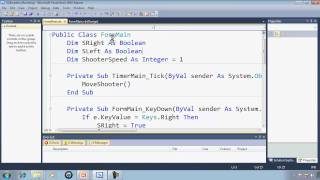 Visual Basic Express 2010 Tutorial 34 Programming The Shooter  EZInvaders Part 3 Game [upl. by Dinerman]