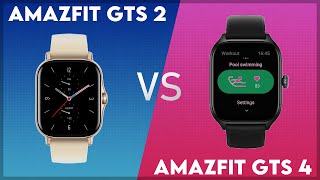 Amazfit GTS 2 vs Amazfit GTS 4 Comparison [upl. by Radek]