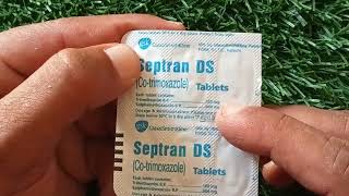 septran ds tablet  how to use septran ds tablet in home [upl. by Idnerb]