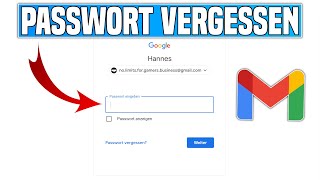 Gmail Passwort vergessen  Gmail Passwort ändern amp zurücksetzen Deutsch [upl. by Auqinaj453]