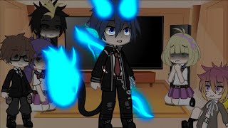 Past blue exorcist react start of school short [upl. by Hach]