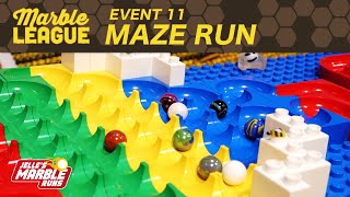 Marble League 2023 Event 11 Maze Run🐝 [upl. by Alledi]