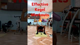 Top 5 Pelvic floor exercises 💪🏽🔥 Effective Kegel exercises for men🔥🍆 kegel kegelworkout gym [upl. by Elbys284]