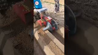 Mini Trenching and Ridging Machine for Strawberry Planting [upl. by Ammadas]