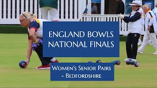 BOWLS ENGLAND NATIONAL FINALS MUM PLAYING IN SENIOR WOMENS PAIRS BEDFORDSHIRE VS BUCKINGHAMSHIRE [upl. by Garrison]