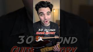 FENDER PBASS  30 Second Guitar History [upl. by Shurlocke]