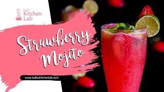 Strawberry Mojito  NonAlcoholic Mojito Recipe  Ladies Kitchen Lab [upl. by Klarika]