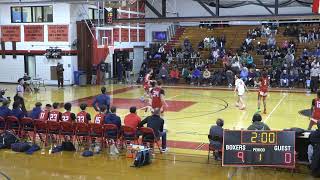 Brockton High School Boys Basketball vs BridgewaterRaynham 11224 [upl. by Anabahs]