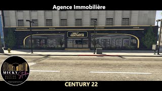 FIVEM MLO Century 22  MAPPING GTA5 Agence immobilière  real estate [upl. by Eimmelc773]