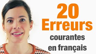 20 Erreurs courantes en français à ne pas commettre [upl. by Jandy214]