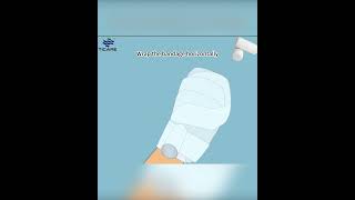 🩹 How to Bandage with the Returning Bandage Secure Your Wound Like a Pro 🚑shorts learning [upl. by Halverson]