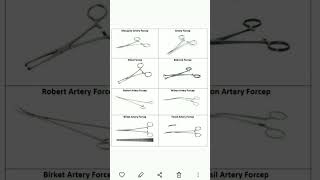 Types of forceps  ot operationtheater bfuhs mmbs [upl. by Eiramlehcar]